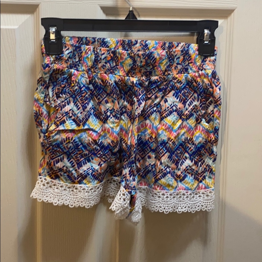 Multi colored shorts